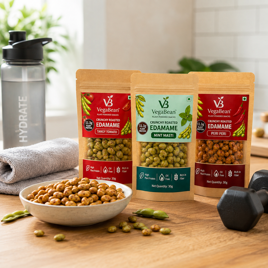VegaBean Roasted Edamame Variety Pack of 5