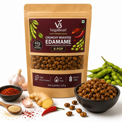 VegaBean Roasted Edamame – K-Pop (110g)