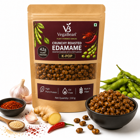 VegaBean Roasted Edamame – K-Pop (110g)