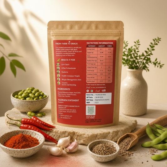 VegaBean Roasted Edamame – Peri Peri (110g)